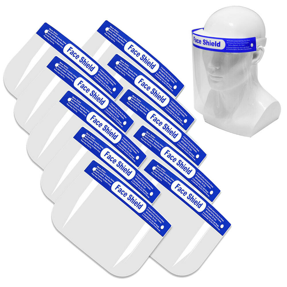 Full Face Shield Mask Clear Protective Film Flip Up Visor Safety Cover 1 Full Face Shield Mask Clear Protective Film Flip Up Visor Safety Cover